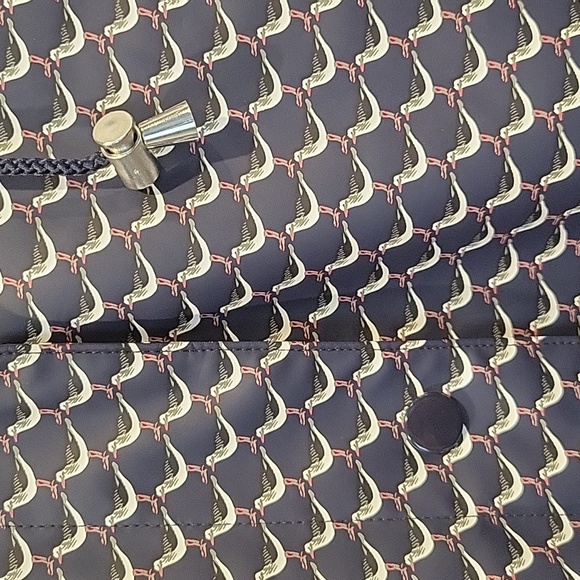 Joules Blue Raincoat with Bird Print - Picture 3 of 6